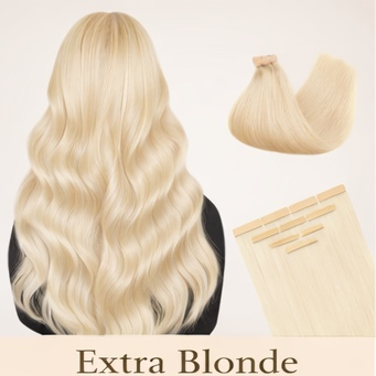 Tape-In Hair Extensions Russian Virgin Remy human hair