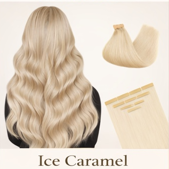 Tape-In Hair Extensions Russian Virgin Remy human hair