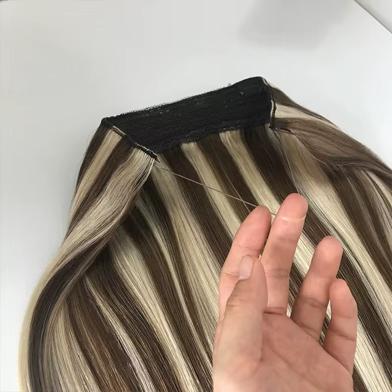 Halo Hair Extensions – 100% Human Hair
