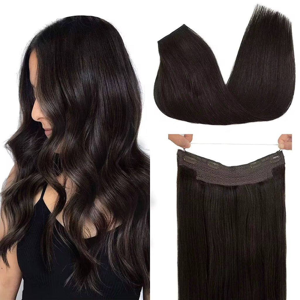 Halo Hair Extensions – 100% Human Hair