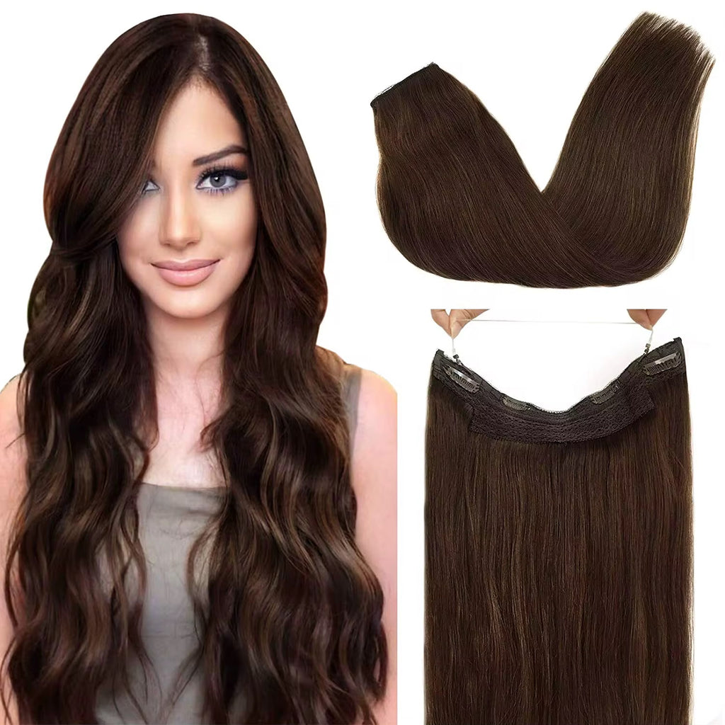 Halo Hair Extensions – 100% Human Hair