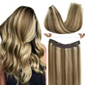 Halo Hair Extensions – 100% Human Hair